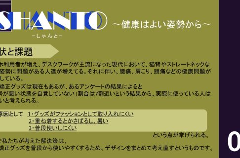 『SHANTO －健康はよい姿勢から－』